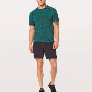 Lululemon Metal Vent Tech Short Sleeve Shirt Green Size Large